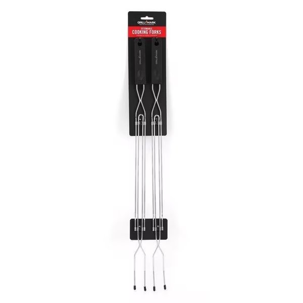 Silver Extension Fork with Glow 2 pk, Grill Mark, Mfr#: 40213ACE